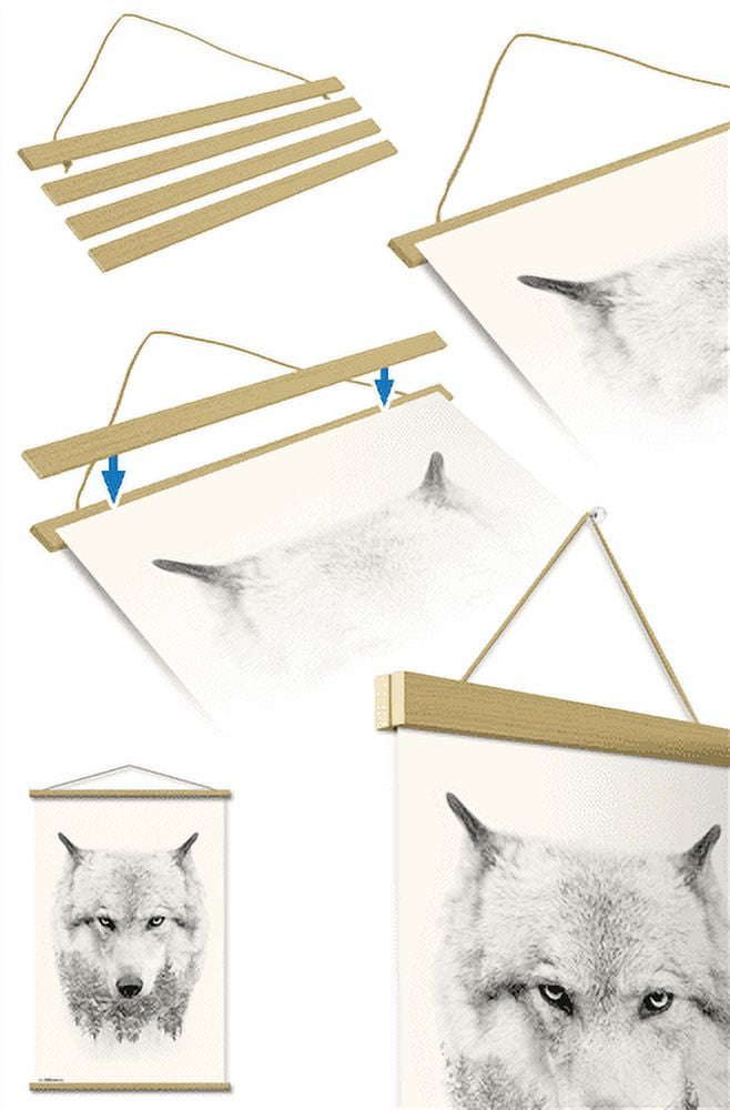 Marvel Thor: Love and Thunder - Mighty Thor Wall Poster with Magnetic Frame, 22.375" x 34"