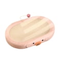 thumbnail image 3 of Rascador para gatos, cama ovalada, tapete para rascar, protección para muebles, pelota de juego de yute y sisal para gatos, relajación y cuidado de uñ, 3 of 10