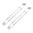 thumbnail image 1 of Barre de Réfrigérateur RV, Barre de Rangement d'Angle de Douche RV 2 Pcs 12.5 à 22.5 Po Réglable pour Remorque Yacht, 1 of 7