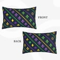 thumbnail image 4 of Balery Mardi Gras Strings of Beads Bedding Queen Pillow Cases - Envelope Closure - Soft Brushed Microfiber Fabric - Shrinkage and Fade Resistant Pillow Cases-14"x20", 4 of 9