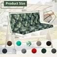thumbnail image 5 of Porch Swing Cushion Thicken 4", 63" Swing Cushions 2-3 Seater Replacement, Waterproof Bench Cushions with Backrest, Anti-Fading Patio Swing Chair Pads for Outdoor Garden Furniture, 5 of 7