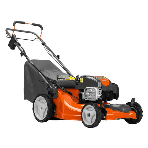 3In1 SelfPropelled Gas Lawn Mower, Electric Start 163cc Engine, 21