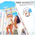 thumbnail image 3 of Indoor Playground Toddler Climber Slide – Kids Jungle Gym Playset – Activity Toddler Climber Structure – Play Gym Swedish Ladder - Climbing Play Set – Adventure Dome Slide Set – Sportwood-Cloud, 3 of 3