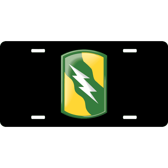 Army 155th Armored Brigade License Plate