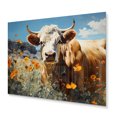 thumbnail image 2 of Designart "Cow pasture Serenity" Animals Metal Wall Art, 2 of 5