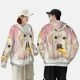thumbnail image 3 of Kdxio Dog Sitting In Bathtub With Duck On Head Print Women Men Sun Protection UPF 50+ Jackets Zip Up Long Sleeve Hoodie Hiking Lightweight with Pockets, 3 of 5