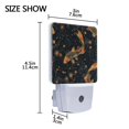 thumbnail image 4 of Fish Star Sun Night Light 2 Pack LED Nightlight Plug into Wall Dusk to Dawn Sensor Soft White, 4 of 7