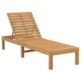 thumbnail image 1 of vidaXL Sun Lounger Solid Teak Wood, 1 of 5