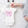 thumbnail image 5 of Cute Coquette Aesthetic Pastel Bow Bodysuit Jumper Girls Infant Baby Brisco Brands 18M, 5 of 6
