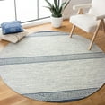thumbnail image 3 of SAFAVIEH Montauk Zaman Diamond Cotton Area Rug, Ivory/Navy, 5' x 8', 3 of 10