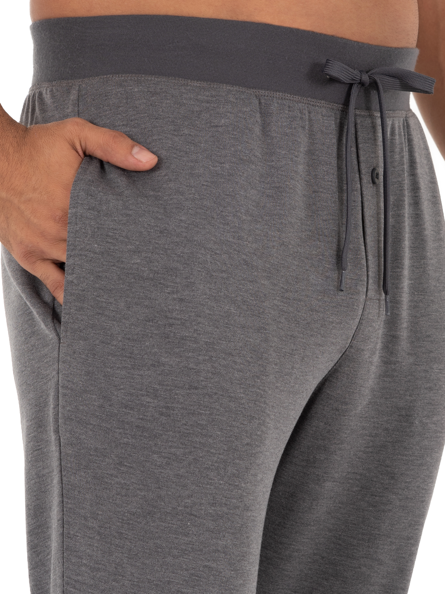 Fruit Of The Loom Men's Knit Poly Rayon Jogger Lounge Pant