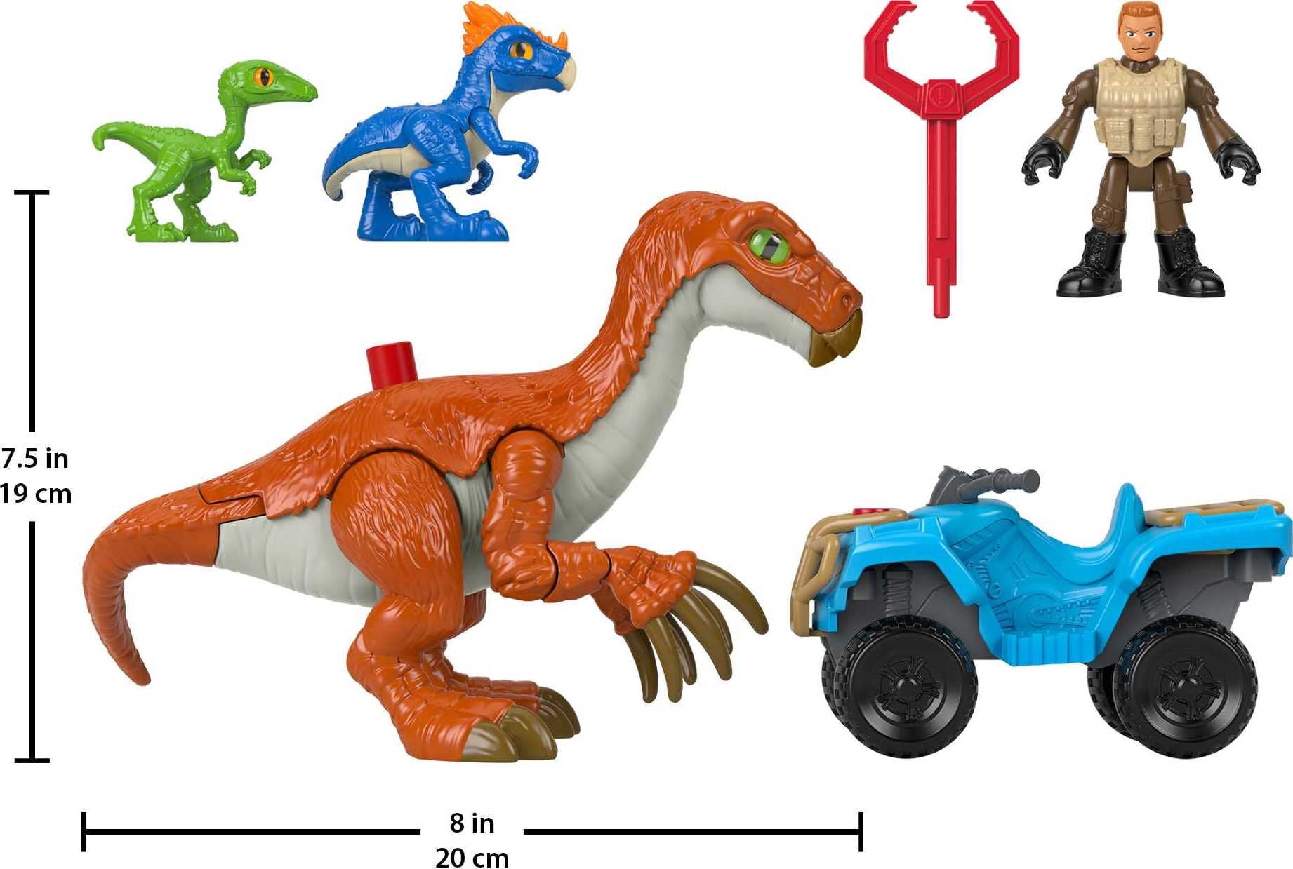 Buy Fisher Price Imaginext Jurassic World Dinosaur Scout Vehicle And