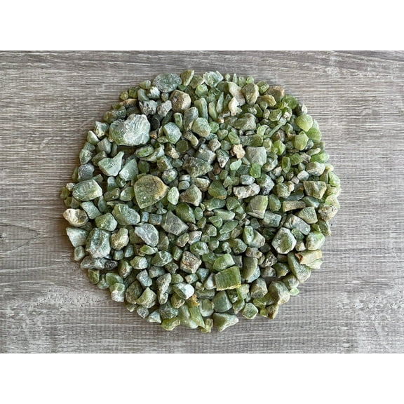 Small Rough Peridot Stones , 0.15-1.25" Raw Crystals (Peridot , 0.25 Pound)