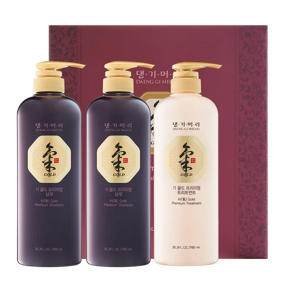 Daeng Gi Meo Ri Ki Gold Premium Hair Treatment Trio