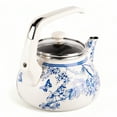 thumbnail image 2 of Bird of Paradise Vintage Enamel Kettle 2.3-qt, 2 of 7
