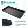 thumbnail image 2 of Kaboon Washer Dryer Countertop with Edge Rails, 28" x 58", Black, 2 of 6