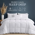 thumbnail image 3 of FAPO Comforter Duvet insert Queen Size – Cooling Comforter Breathable Microfibre, Lightweight Blanket for Summer, Machine Washable, White, 3 of 8