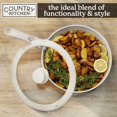 thumbnail image 4 of Country Kitchen Cookware Set with Removable Handle, Oven & RV Safe Pots and Pans Set, Cream, Original, 4 of 9