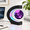 Black Color-Changing, variant on Black 3.5 Inch Magnetic Levitating World Globe with LED Light for Desk Office Decor