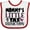 White and Red, variant on Inktastic Mommy's Little Tax Deduction Pink Hearts Boys or Girls Baby Bib