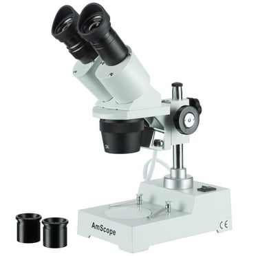 AmScope Sharp Forward Stereo Microscope 10X-20X-40X New