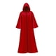 thumbnail image 4 of Capa con capucha para Halloween, capa de cosplay, disfraz de bruja de cuerpo entero, capa larga con capucha rojo XL, 4 of 9