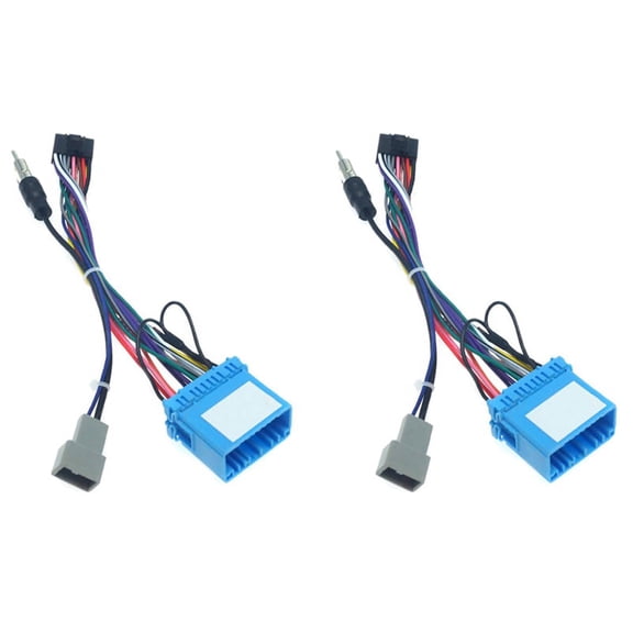 2X 16-Pin Car Android Stereo Wiring Harness Adapter for /// Stereo Wiring Harness,2 x Stereo Wiring Harness