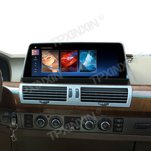 TPXINXIN Ultra-Thin 10.25 Inch Gesture Control Screen for BMW 7 Series E65 E66 2005-2009 Android 13.0 Car Radio Multimedia Video Player Wireless Carplay