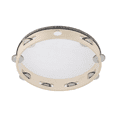 thumbnail image 2 of HLONKTambourine for Adults 10 Inch Hand Drum Metal Jingles Percussion Gift Musical Educational Instrument, 2 of 6