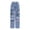 0$-Light Blue1535, variant on Kiijoy Girls Wide Leg Ripped Jeans Star Print Loose Straight Denim Pants, Blue, Sizes 7-12