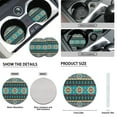 thumbnail image 6 of Uorisanigo Aztec Tribal 10 Pack Car Seat Covers Sets Auto Seat Belt Cover Water Cup Pad Steering Wheel Cover Chapstick Holder Comfortable All-Season Universal Cars Accessories for Car SUV, 6 of 7