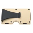 thumbnail image 1 of Stainless Steel Men's Card Holder with Money Clip, 1 of 7