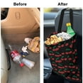 thumbnail image 6 of Yuyamidu Cherry Car Garbage Bag with Snap Buttons Strap Collapsible Auto Trash Can for Car SUV Truck Sedan Hanging Car Waste Bag Accessories Practical Car Trash Bag, 6 of 7