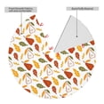 thumbnail image 2 of Pofeuu Autumn Pears Print Christmas Tree Skirt, Merry Christmas Skirt Xmas Tree Ornaments for Xmas Holiday Party Decorations-30", 2 of 7