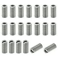 thumbnail image 1 of Unique Bargains Adaptateurs de Filetage Manchon Réducteur Écrou 20 Pcs M6x1 Mâle à M4x0.7 Femelle Écrou de Réparation 12mm, 1 of 7