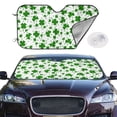 thumbnail image 2 of Balery St Patrick'S Day4 Windshield Sun Shade, Car Front Window Sunshade Cover ,Automotive Interior Portected Blocks Uv Rays For Car Pickup Truck Suv Accessories- Medium, 2 of 7