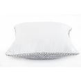 thumbnail image 3 of LR Home Insignia Cotton Pillow Set of 4 in Gray/White, 18" x 18", 3 of 8