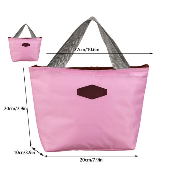 VQPeo Insulated Lunch Bag, Leakproof & Waterproof, Long-Term Insulation, Stylish & Portable, Perfect for Work, Travel, Shopping or Outdoor Activities