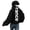 Black#9527, variant on BOOMNY Women's Long Sleeve Hoodies Letter Graphic Pullover Hoodie for Women Trendy Casual Fall Winter Hooded Sweatshirts With Pocket