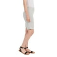 thumbnail image 3 of Hilary Radley Women's Comfort Waistband Bermuda Shorts-Gray / S, 3 of 9