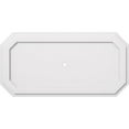 thumbnail image 1 of Ekena Millwork CMP38X19ED-01000 1 in. ID x 13.25 in. Rectangle Emerald Architectural Grade PVC Contemporary Ceiling Medallion, 1 of 1