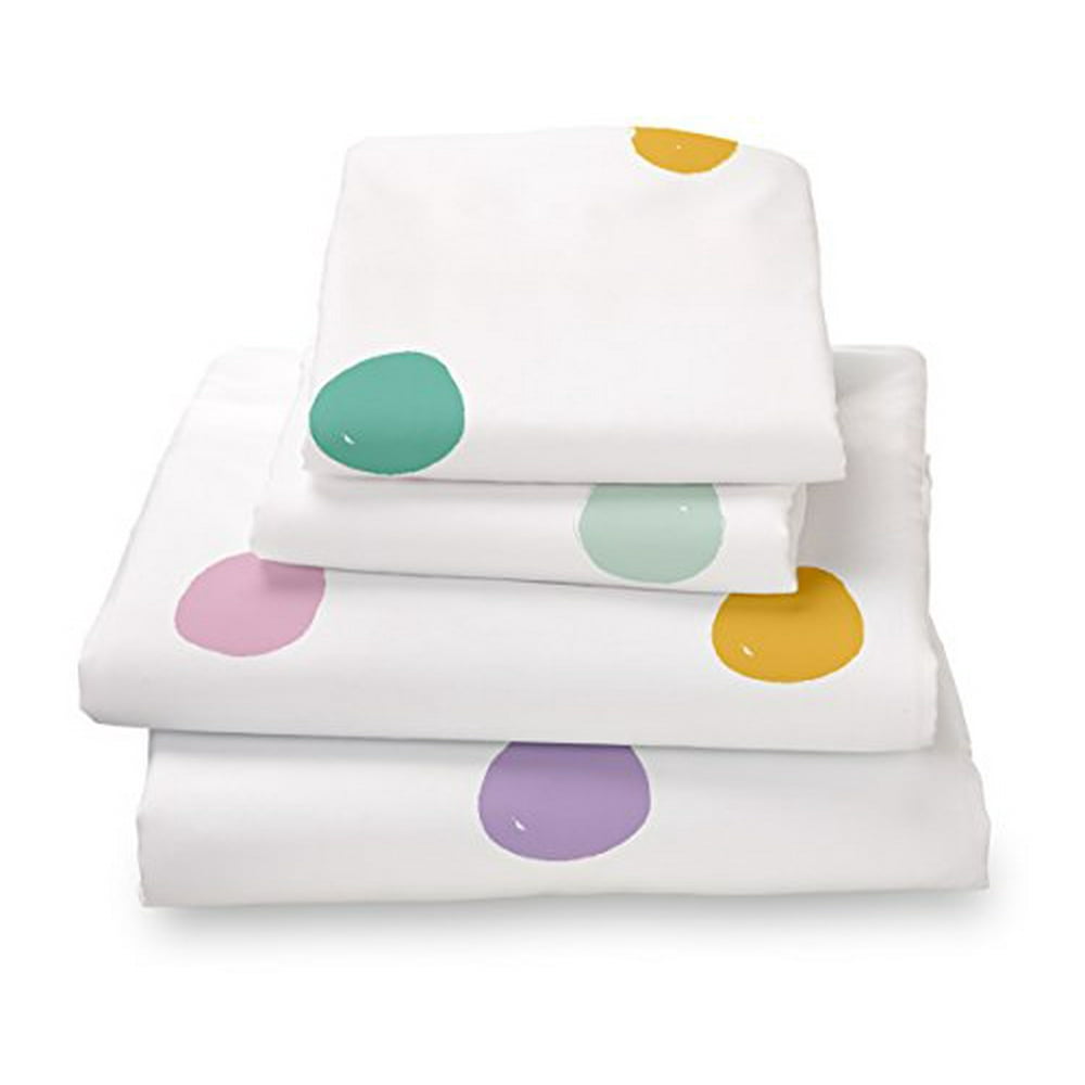 Where the Polka Dots Roam Twin Size Bed Sheets Colorful Polka Dot 3