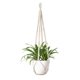 thumbnail image 1 of Colgadores de macramé para plantas, cesta colgante, cuerda de algodón, decoración Bohemia, maceta para balcón, jardín, decoración del hogar, soporte para plantas de techo oso de fresa Hogar, 1 of 5