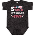 thumbnail image 3 of Inktastic Star Spangled Stud with Sunglasses and Stars Boys Baby Bodysuit, 3 of 5