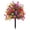 T1#Colorful,22inch, variant on Artificial Geranium Flowers with Stake, UV Resistant Fake Outdoor Bushes, Realistic Silk Faux Flowers for Front Porch Patio Garden Decor, Artificial Shrubs for Outside