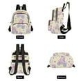 thumbnail image 4 of FORMRS Mini Backpack Purse for Women Quilted Travel Daypack Casual Shoulder Bag, Roller Disco, 4 of 7