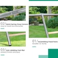thumbnail image 2 of 2 Pack Chicken Coop Roosting Ladder - Sturdy Galvanized and Log Stand Chicken Perch - Ideal Backyard Poultry Accessory - 56'' L x - Chicken Toy and Coop Essential, 2 of 4