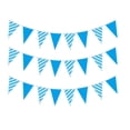 thumbnail image 3 of Guirnalda de banderines triangulares de poliéster, 25 piezas, para fiestas. Estilo D, 3 of 9