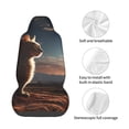 thumbnail image 3 of Lsque Pyramid Desert Cat Pattern Car Seat Covers for Front Seats , Waterproof Seat Covers for Cars, Sporty Front Seat Covers,Car Seat Cover Protector Front Seats, 3 of 5