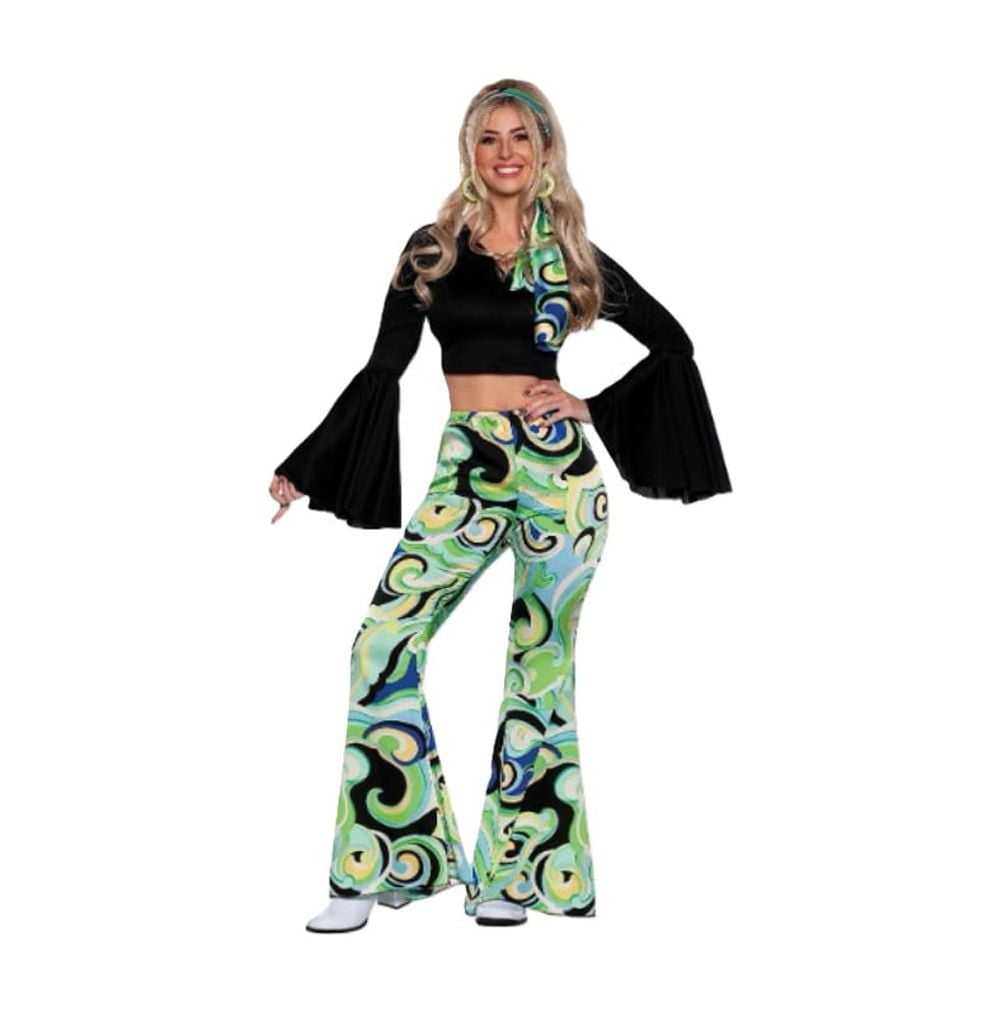 60's Groovy Hot Pants - 3 Pieces - Hippie - Disco - Costume - Adult -  Medium